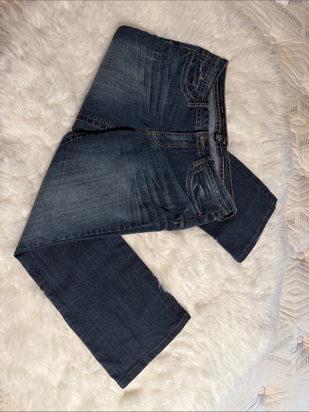 a.n.a Dark Blue Boot-Cut Women's Jeans